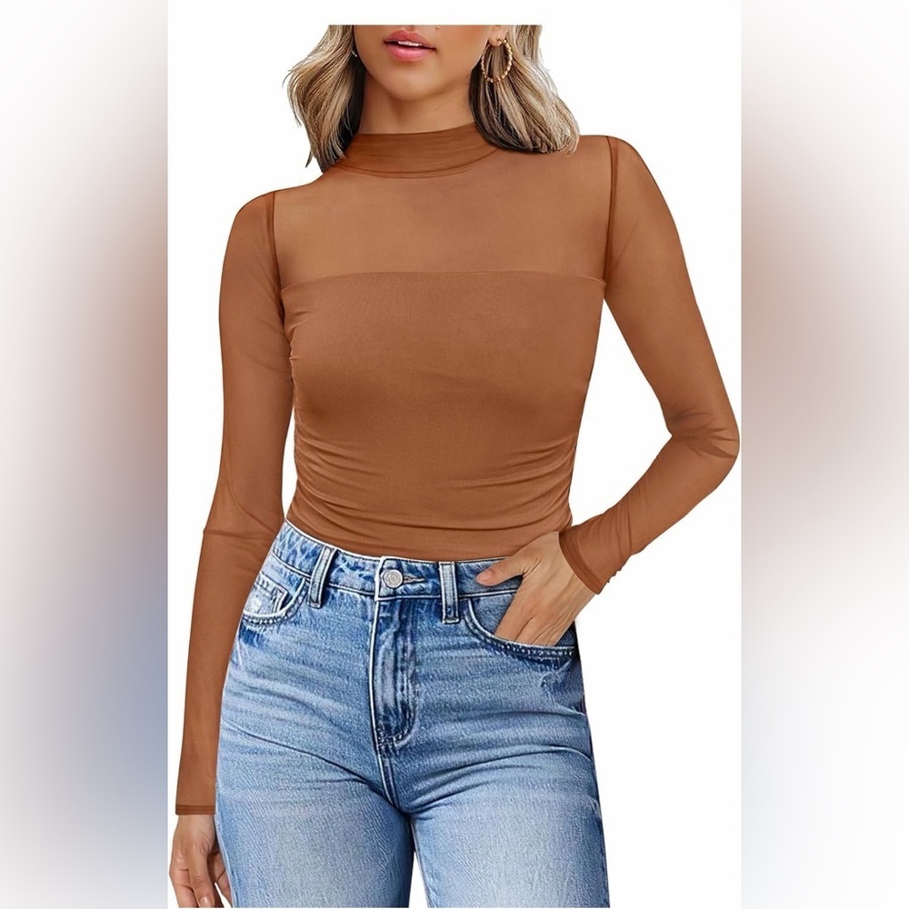 🆕Sexy Mesh Long Sleeve Top